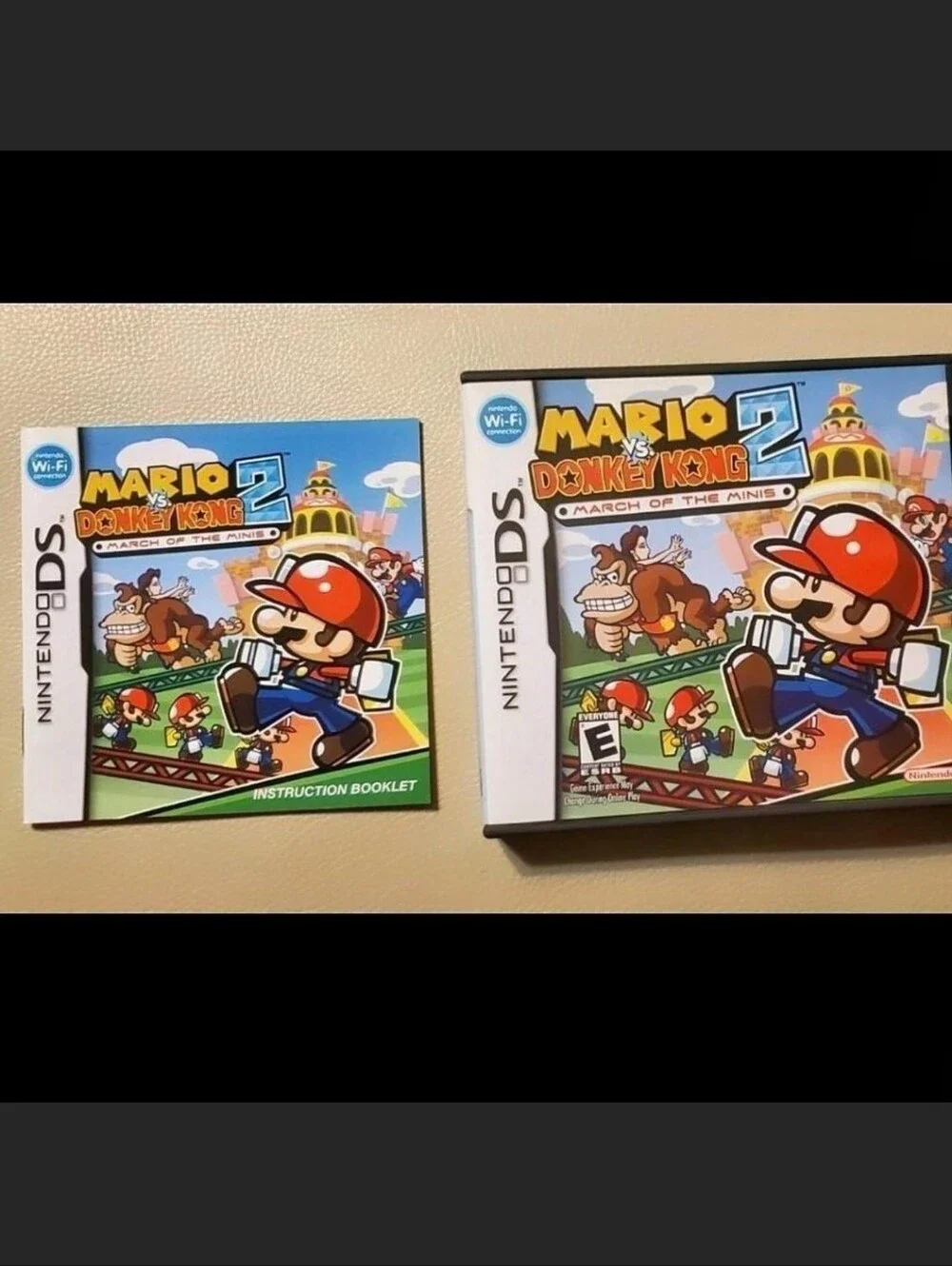 Paper Mario Sticker Star 3DS Mario and Donkey Kong 2 DS Game Set of 2 Mario Game